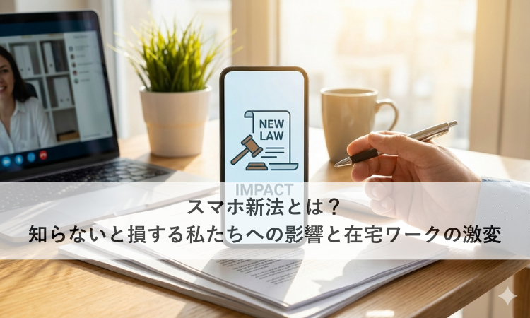 スマホ新法とは？知らないと損する私たちへの影響と在宅ワークの激変