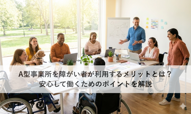 A型事業所を障がい者が利用するメリットとは？安心して働くためのポイントを解説