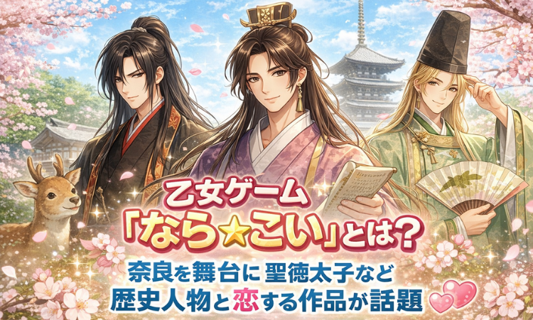 乙女ゲーム「なら☆こい」とは？奈良を舞台に聖徳太子など歴史人物と恋する作品が話題