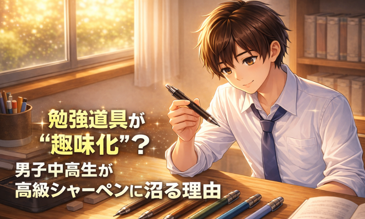 勉強道具が“趣味化”？男子中高生が高級シャーペンに沼る理由