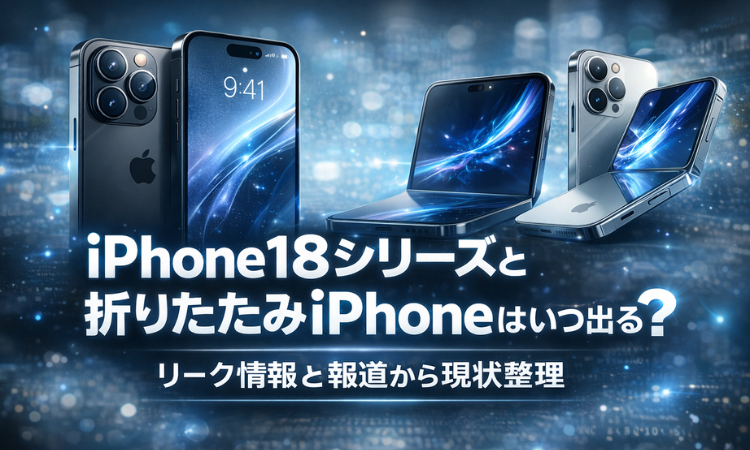 iPhone18シリーズと折りたたみiPhoneはいつ出る？リーク情報と報道から現状整理