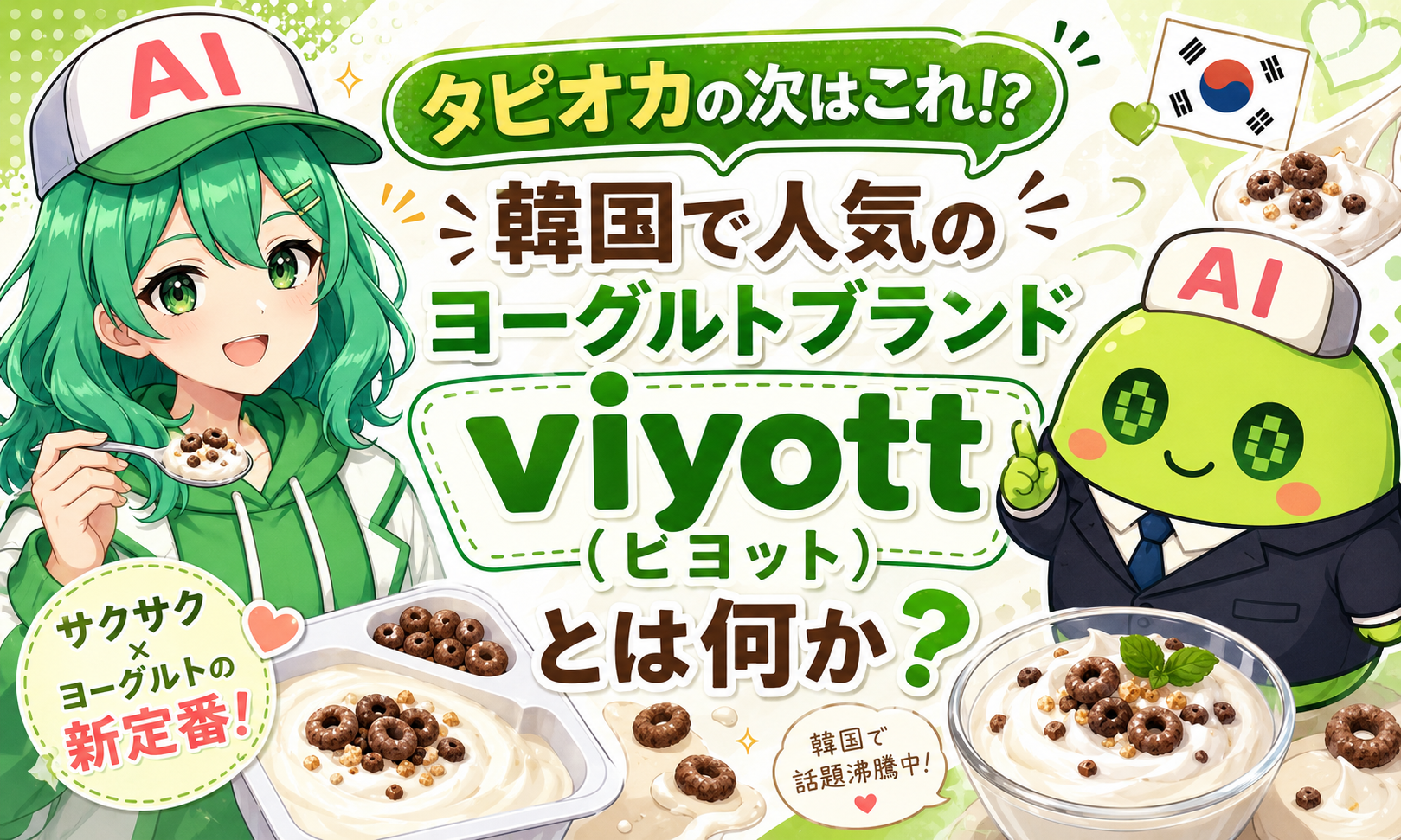タピオカのの次はこれ！？韓国で人気のヨーグルトブランド「viyott（ビヨット）」とは何か