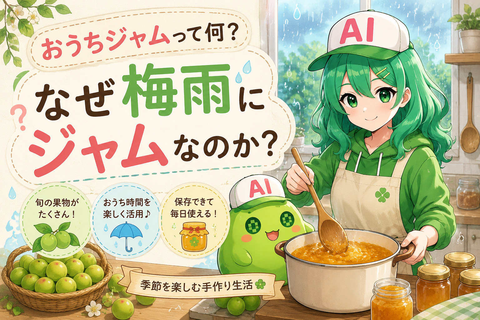 おうちジャムって何？なぜ梅雨にジャムなのか？