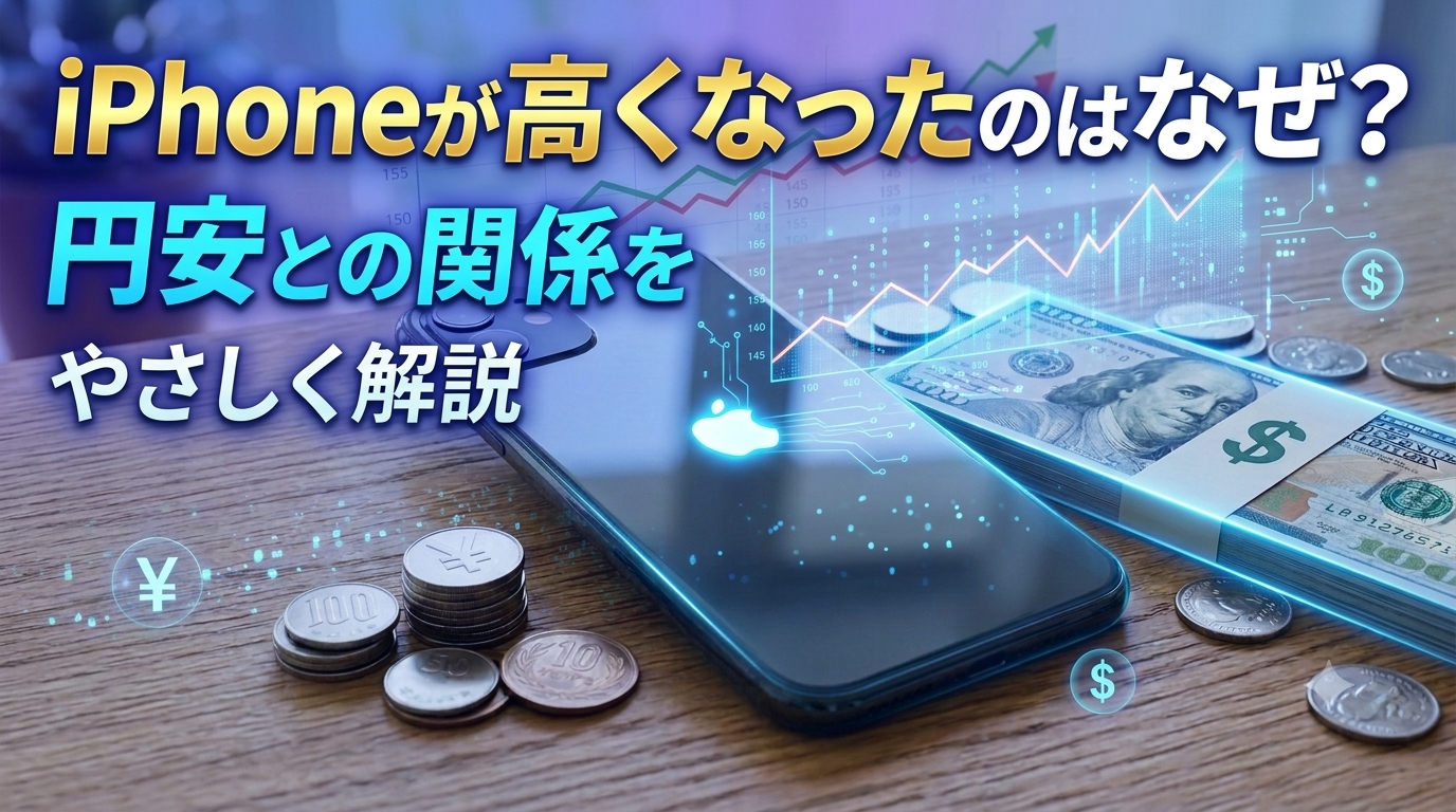 iPhoneが高くなったのはなぜ？円安との関係をやさしく解説