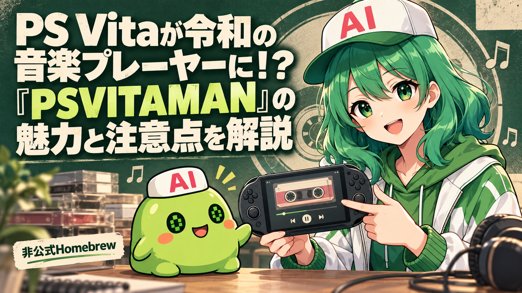 PS Vitaが令和の音楽プレーヤーに！？『PSVITAMAN』の魅力と注意点を解説